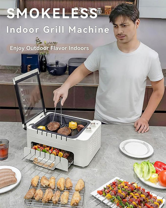 π₯ ELECTRIC BBQ SKEWER MACHINE β PERFECT GRILLING AT HOME
