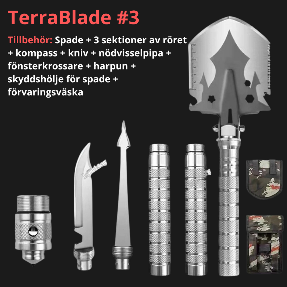 Terrablade Foldable Military Shovel