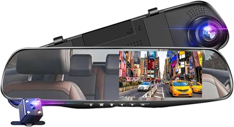 Dual-Camera Full Hd Rearview mirror