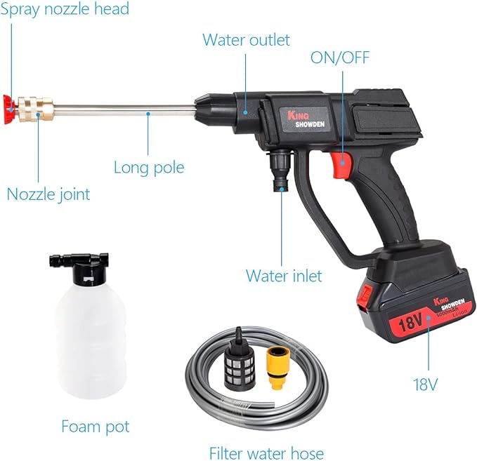 CleanFlex Cordless Pressure washer