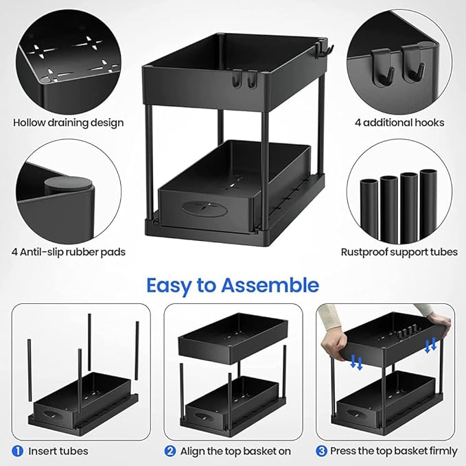 Organizer with Sliding Trays