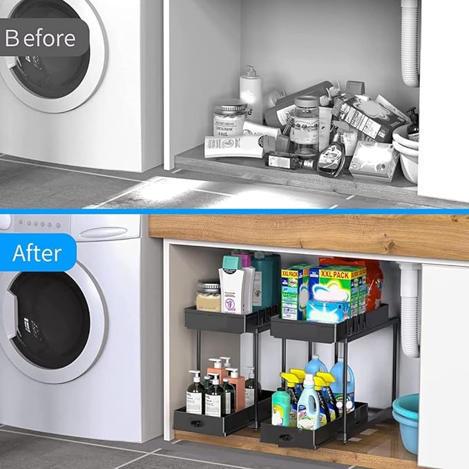 Organizer with Sliding Trays