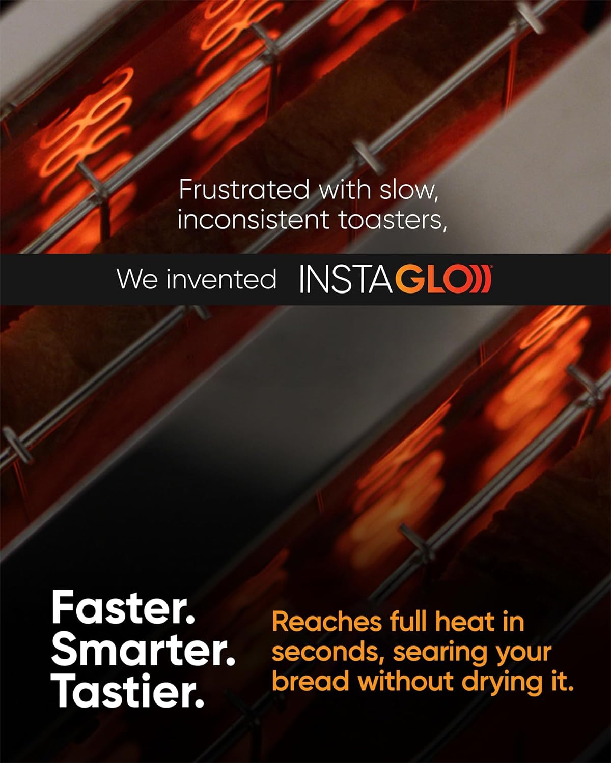🔥🚀 INSTAGLO™ SMART TOASTER – PERFECT TOAST IN SECONDS! 🍞✨🥐