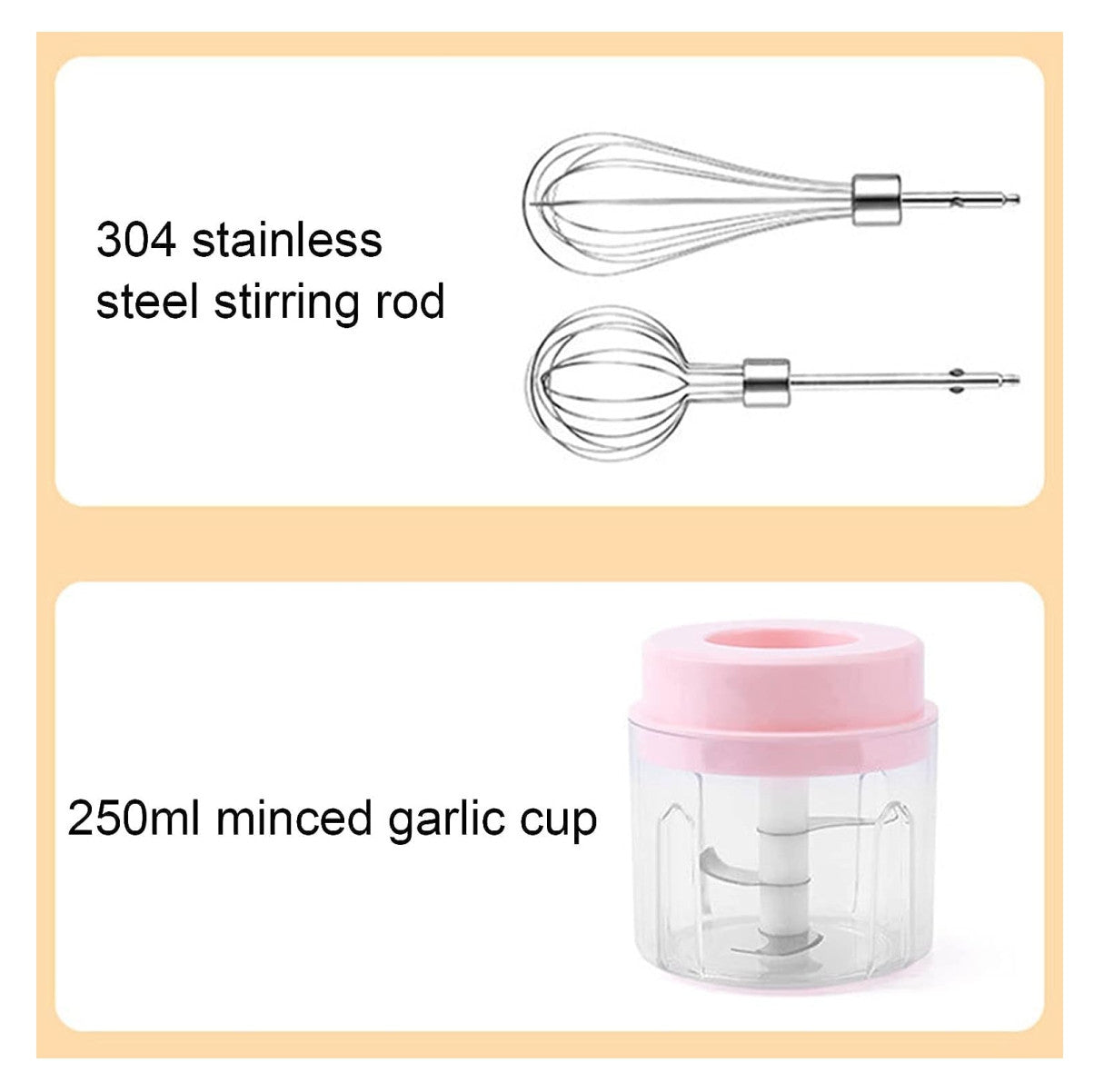 2-in-1 Multifunctional Mixer and Chopper