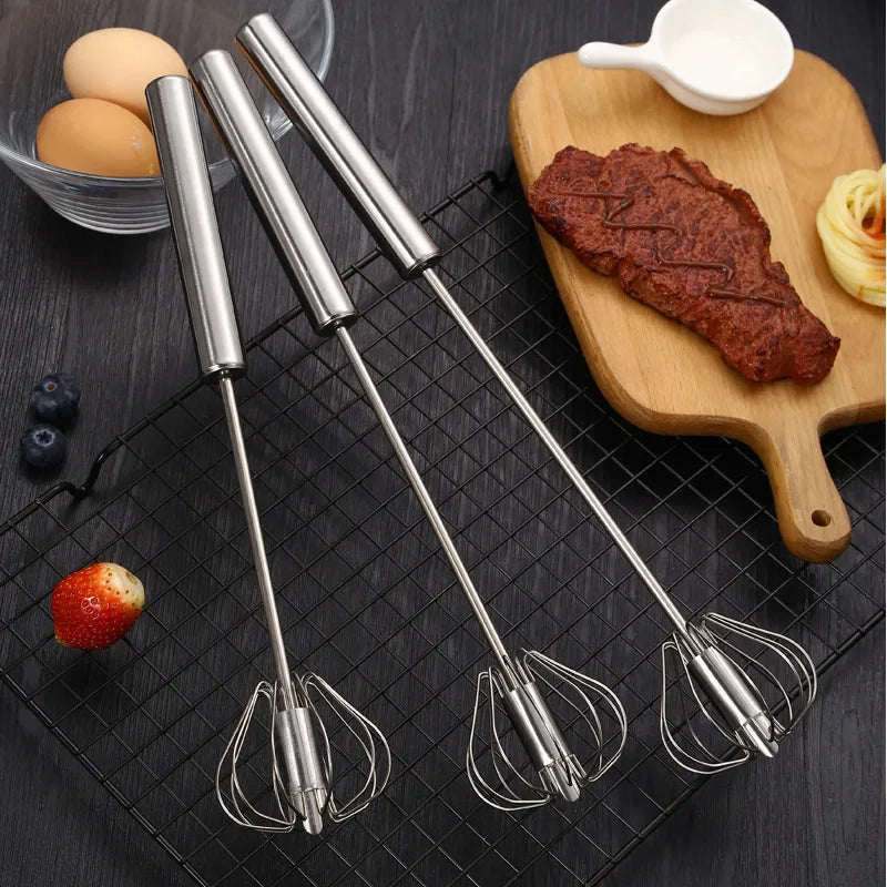 Stainless steel egg whisk