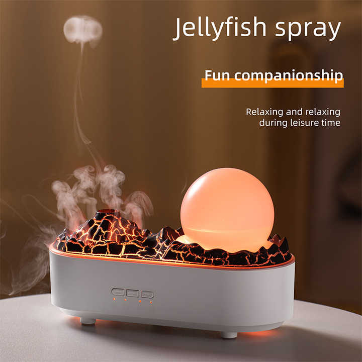 💨 H2O Lamp Humidifier – Ultrasonic Humidifier with Aromatherapy & LED Light 🌿
