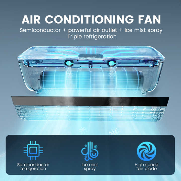 🌬️❄️ Portable Mist Cooling Fan – Stay Cool Anywhere! 💦💨