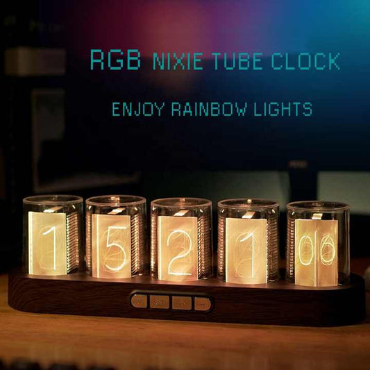 🕰️ Retro Nixie Style Digital Clock – Classic Look, Modern Technology ✨