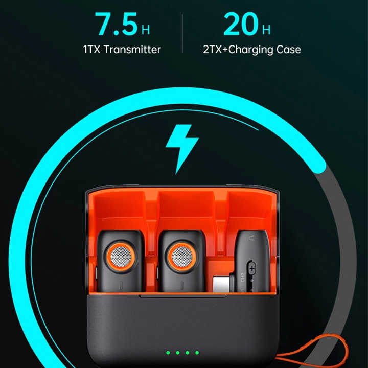 🎤🔊 HOHEM WIRELESS LAVALIER MICROPHONE – PROFESSIONAL SOUND QUALITY 🎶✨