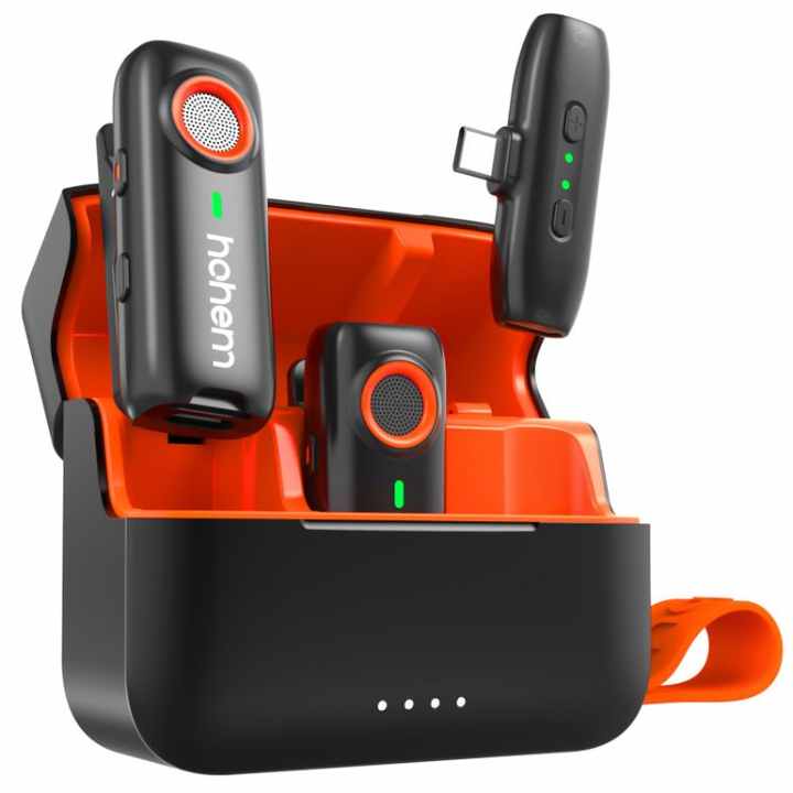 🎤🔊 HOHEM WIRELESS LAVALIER MICROPHONE – PROFESSIONAL SOUND QUALITY 🎶✨