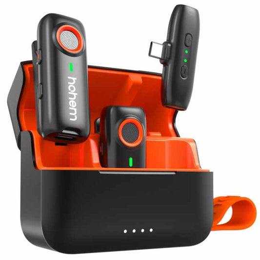 🎤🔊 HOHEM WIRELESS LAVALIER MICROPHONE – PROFESSIONAL SOUND QUALITY 🎶✨